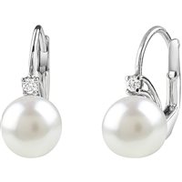 Boucles d'oreilles Bliss Femme Prime in Or blanc Perla 0.06 Ct 20080033 - 20080033